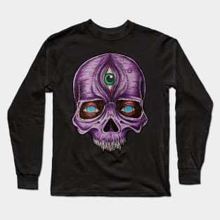 Demon skull Long Sleeve T-Shirt